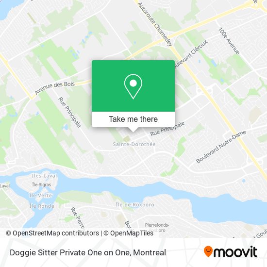 Doggie Sitter Private One on One map