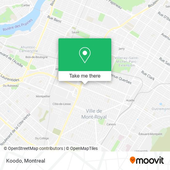 Koodo map