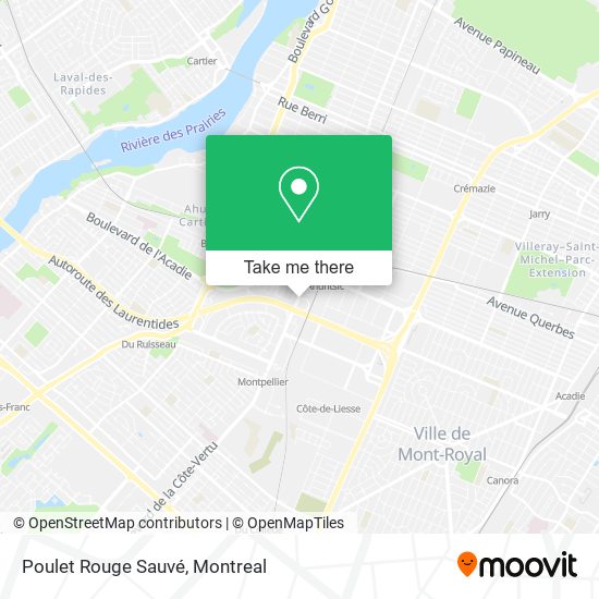 Poulet Rouge Sauvé map