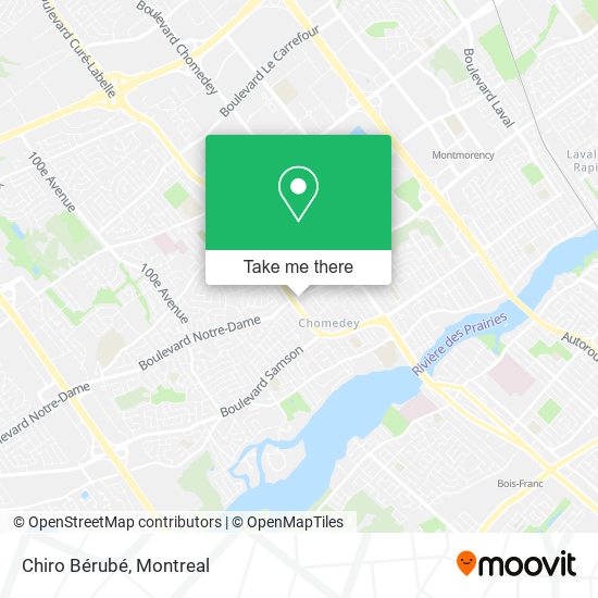 Chiro Bérubé map