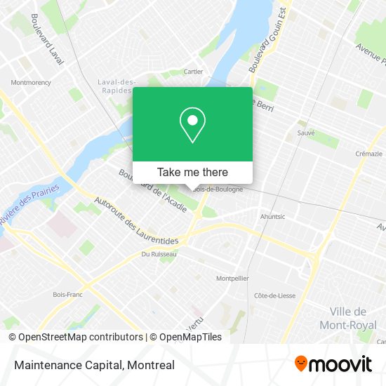 Maintenance Capital map