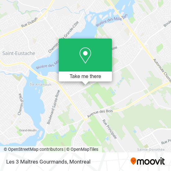 Les 3 Maîtres Gourmands map