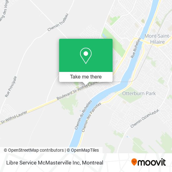 Libre Service McMasterville Inc map