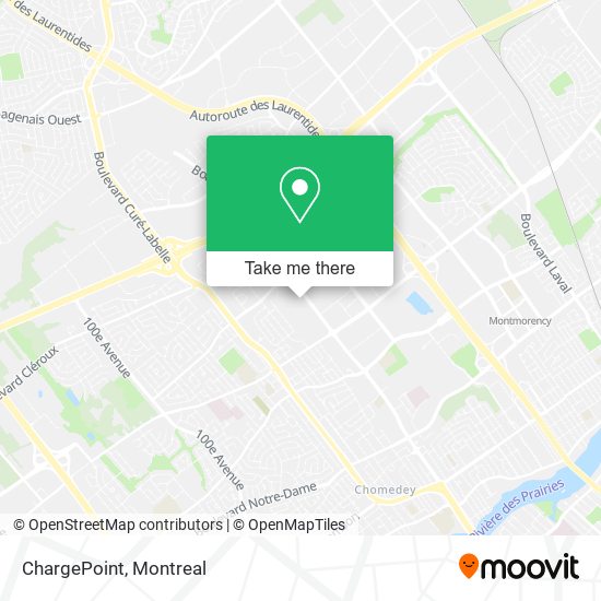 ChargePoint map