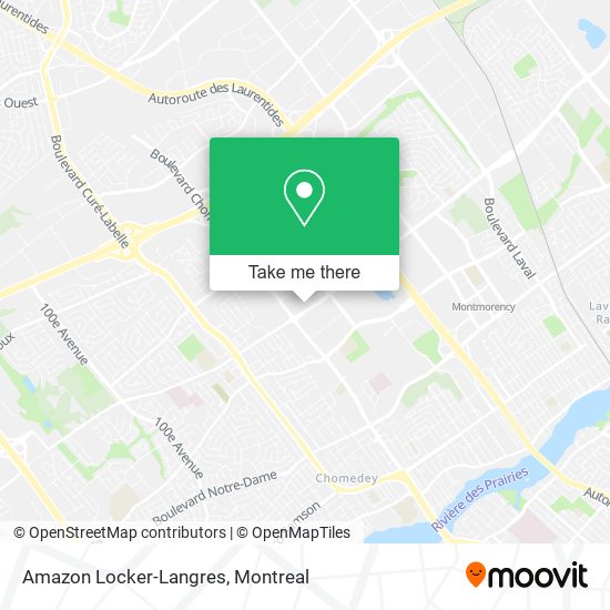 Amazon Locker-Langres map