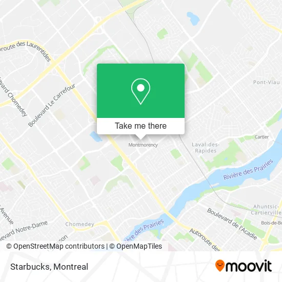 Starbucks map