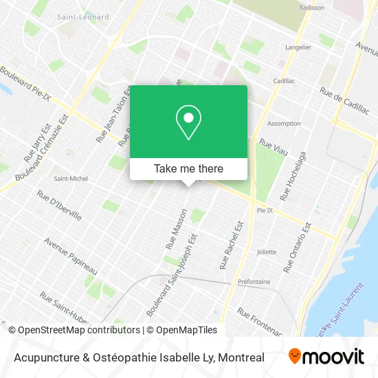 Acupuncture & Ostéopathie Isabelle Ly map
