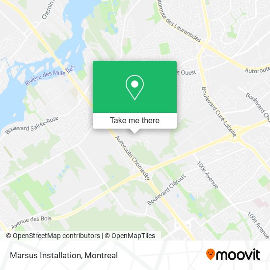 Marsus Installation map