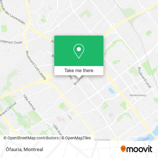 Ôfauria map