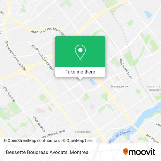 Bessette Boudreau Avocats map