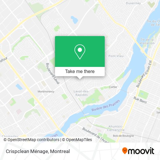 Crispclean Ménage map