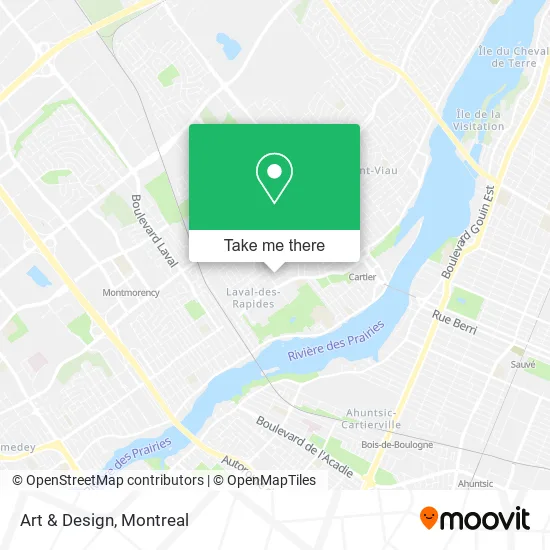 Art & Design map