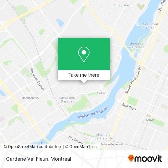 Garderie Val Fleuri map