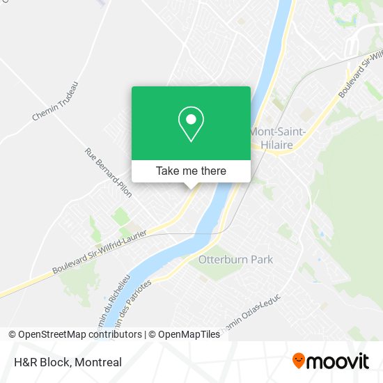 H&R Block map