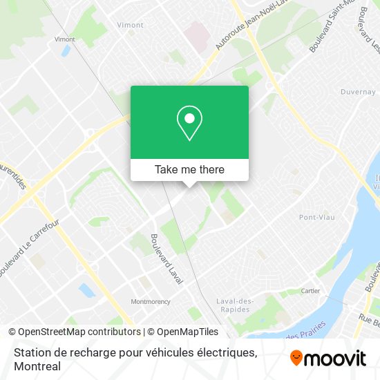 Station de recharge pour véhicules électriques map