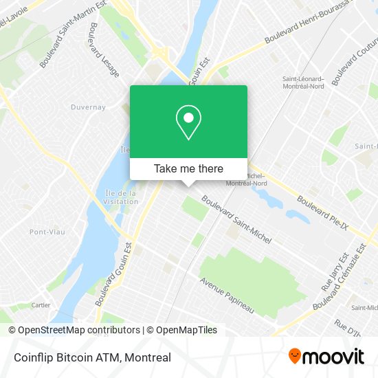 Coinflip Bitcoin ATM map