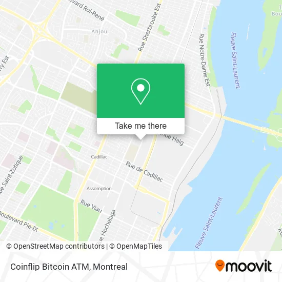 Coinflip Bitcoin ATM map