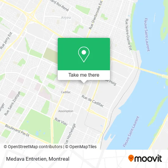 Medava Entretien map