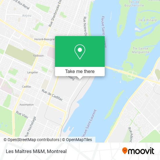 Les Maîtres M&M map