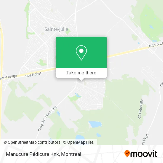 Manucure Pédicure Knk map