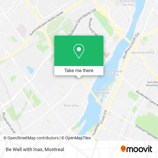 Be Well with Inas map