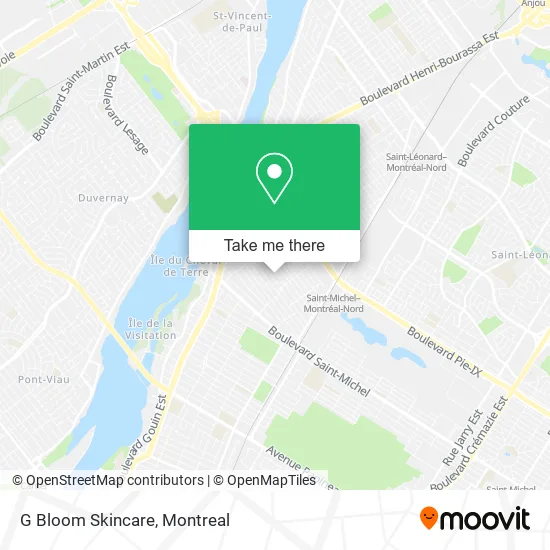 G Bloom Skincare map