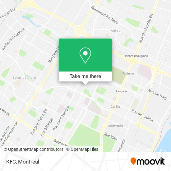 KFC map