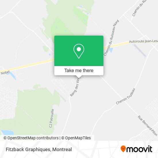Fitzback Graphiques map