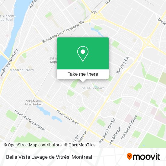 Bella Vista Lavage de Vitrés map