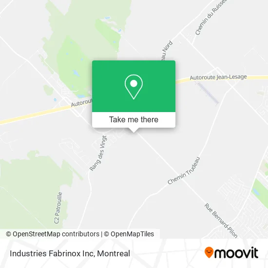 Industries Fabrinox Inc map