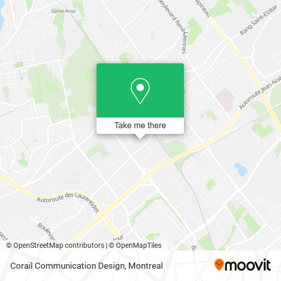 Corail Communication Design map