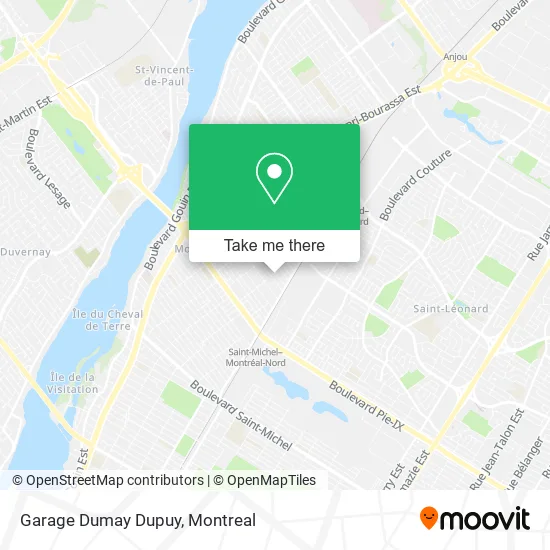 Garage Dumay Dupuy map