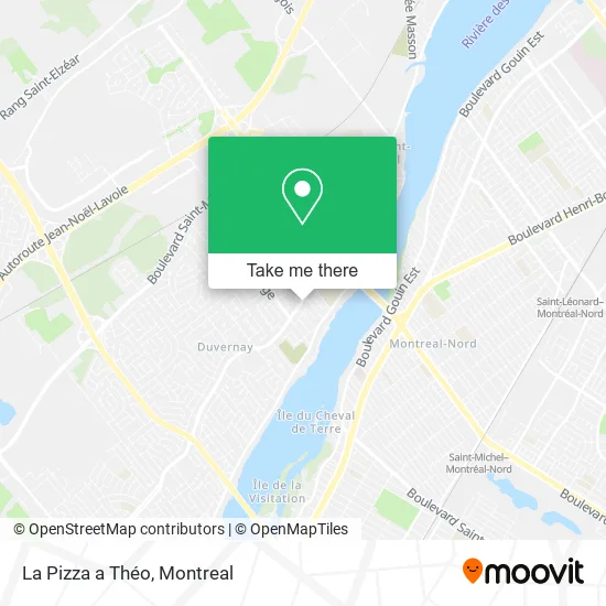 La Pizza a Théo map