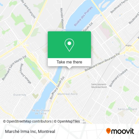 Marché Irma Inc map