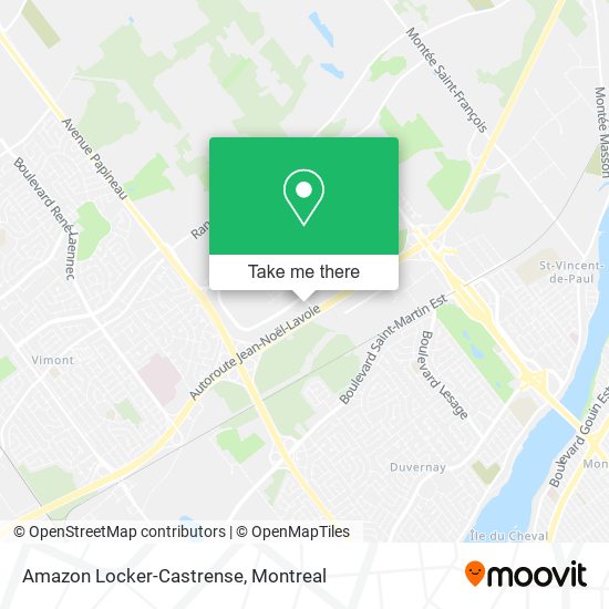 Amazon Locker-Castrense map