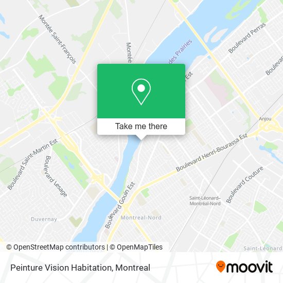 Peinture Vision Habitation map