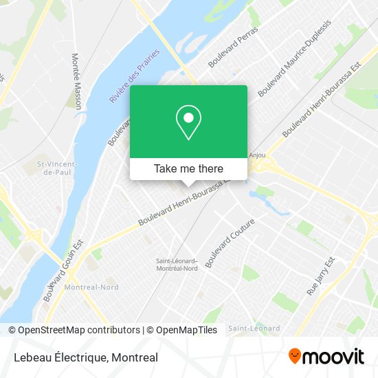 Lebeau Électrique map