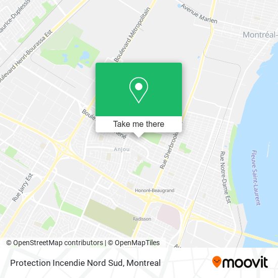 Protection Incendie Nord Sud map