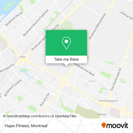 Hajex Fitness map