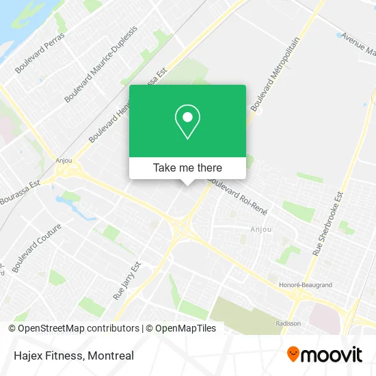 Hajex Fitness map