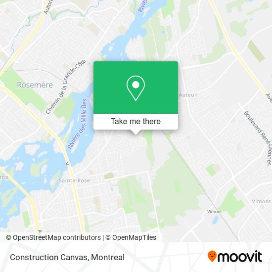 Construction Canvas map