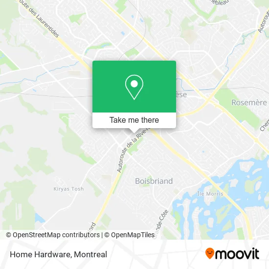 Home Hardware map