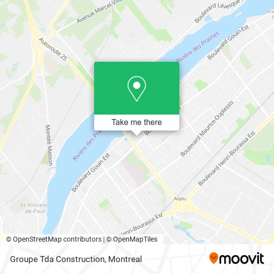 Groupe Tda Construction map