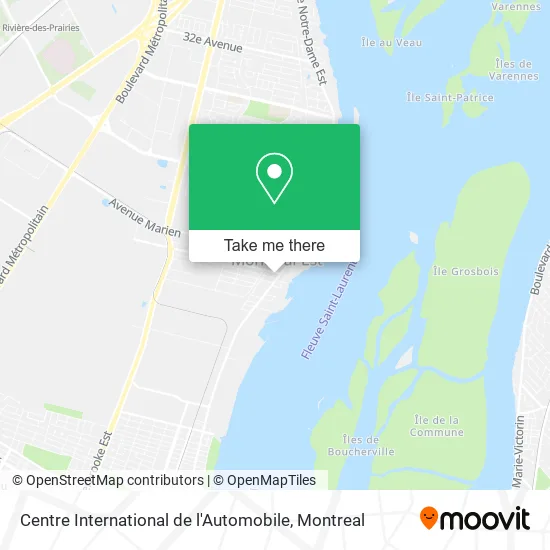 Centre International de l'Automobile map