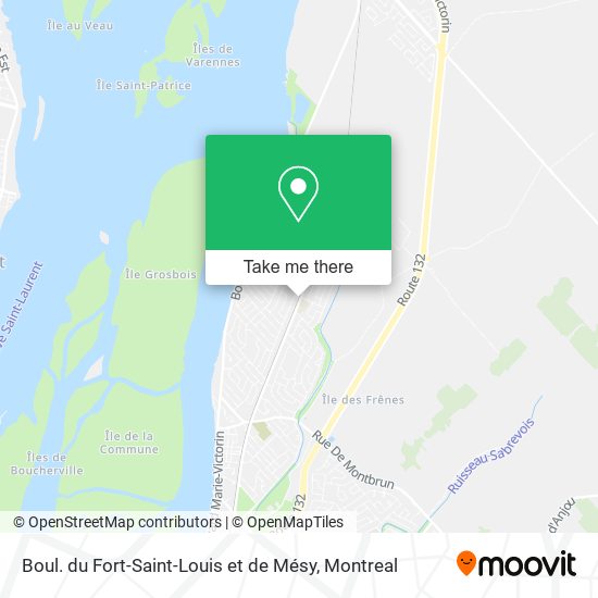 Boul. du Fort-Saint-Louis et de Mésy map