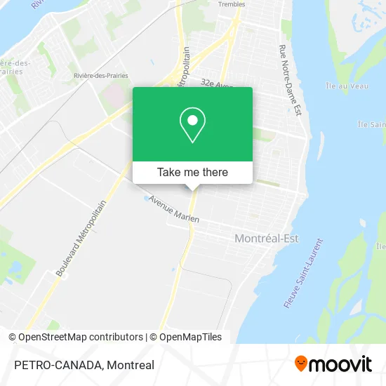 PETRO-CANADA map