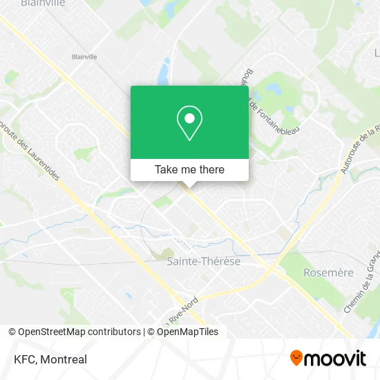 KFC map