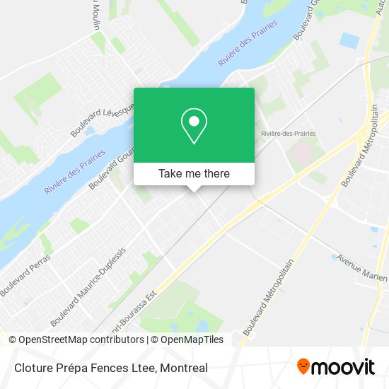 Cloture Prépa Fences Ltee map