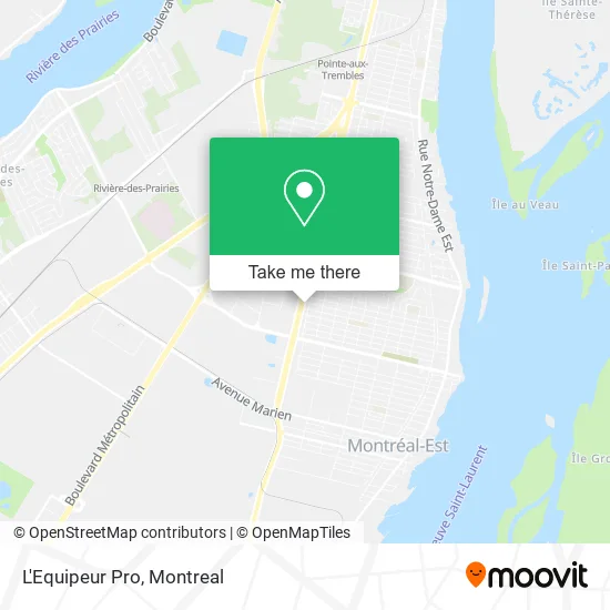 L'Equipeur Pro map