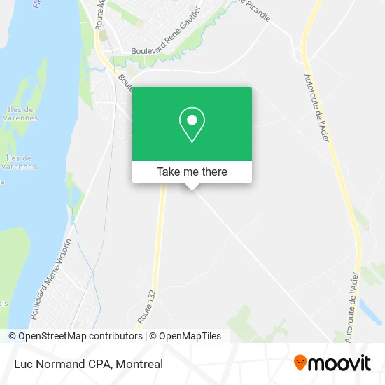 Luc Normand CPA map